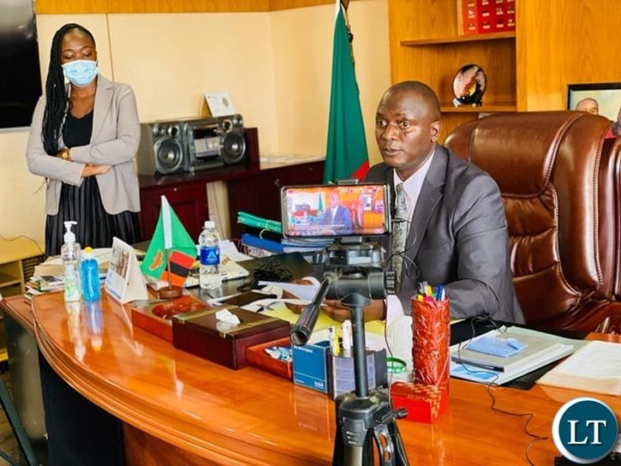 Minister of Mines and Minerals Development Hon. Richard Musukwa