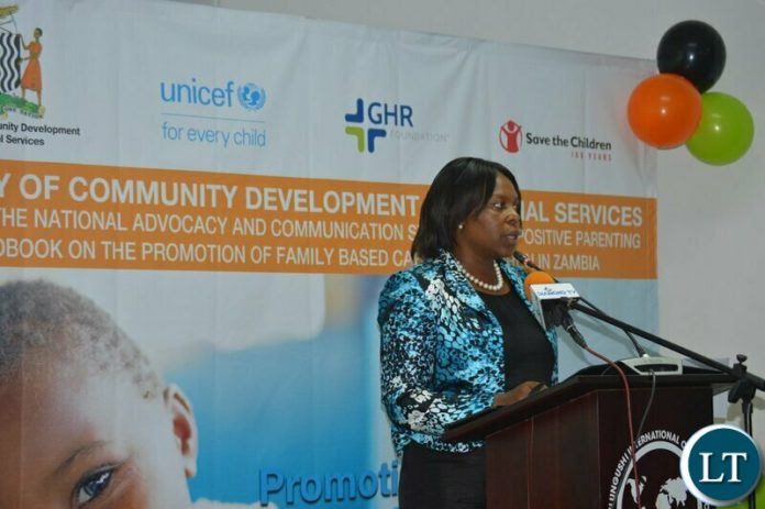 Ministry of Community Development and Social Services Permanent Secretary Pamela Kabamba