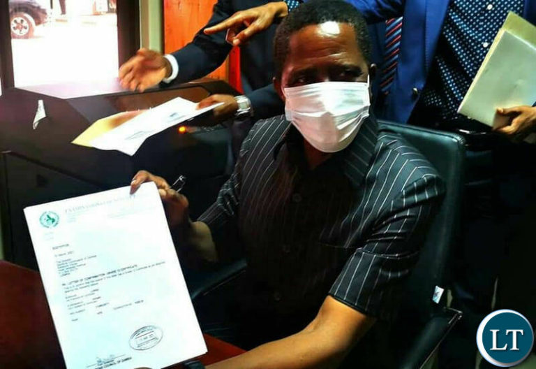 President Lungu verifies his G12 certificate, ECZ confirms it is valid