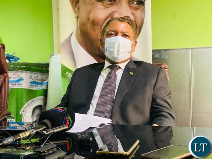 Justice Minister Given Lubinda