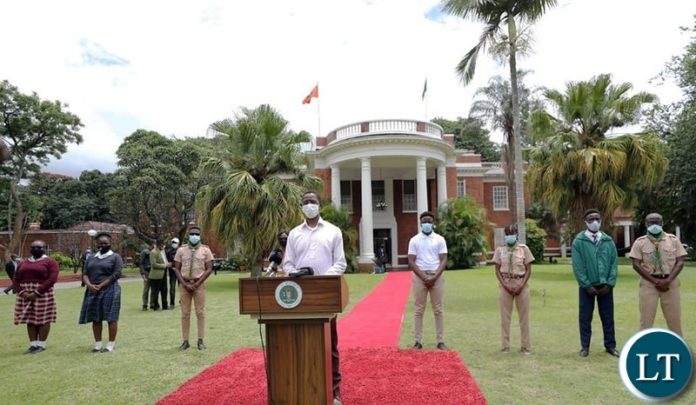 President Lungu Hosting Youths at State House