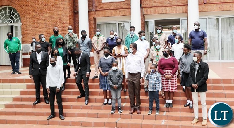 President Lungu Hosting Youths at State House