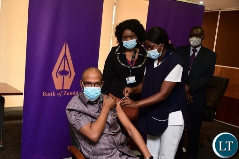 Bank of Zambia Governor  urges Zambians to take the Covid-19 vaccine