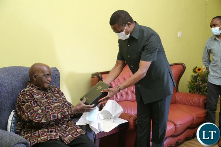 President Lungu celebrates KK’s 97th Birthday