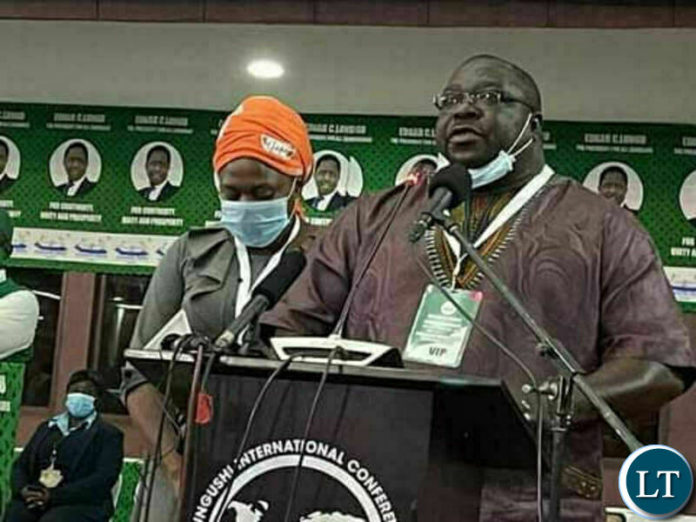 Opposition NDC leader Chishimba Kabwili