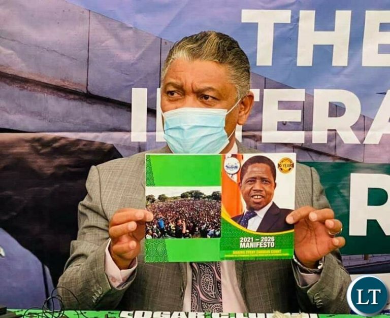 The 2021-2026 PF manifesto is an all inclusive document with  input from various stakeholders-Lubinda