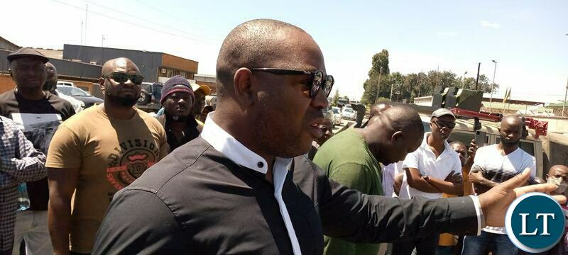 Transport Minister Addressing the Tank Drivers