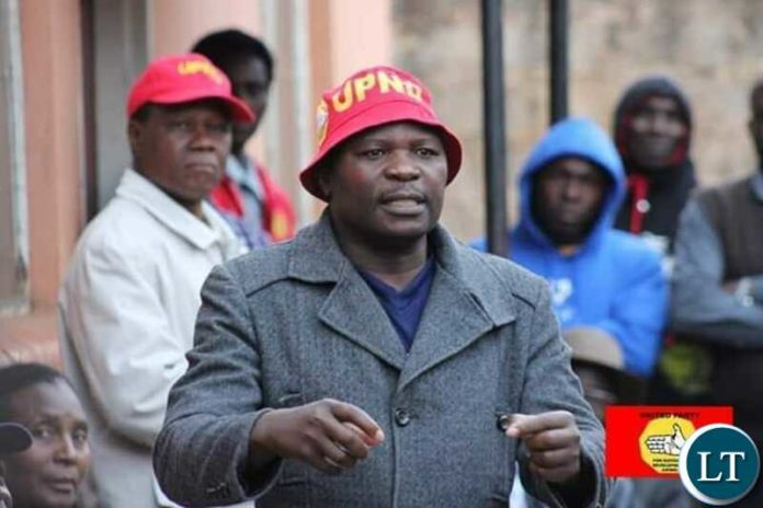 UPND Lusaka district youth Archristius Mwanakayaya