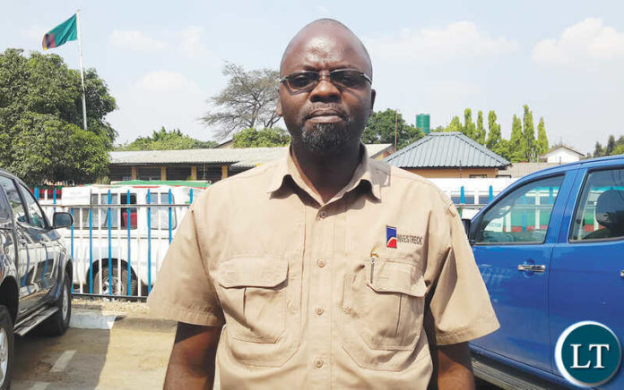 Cleaning Association of Zambia President Lawrence Makumbi