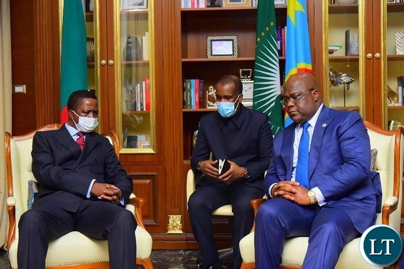 President Edgar Lungu and his Democratic Republic of Congo (DRC) counterpart Felix Tshisekedi