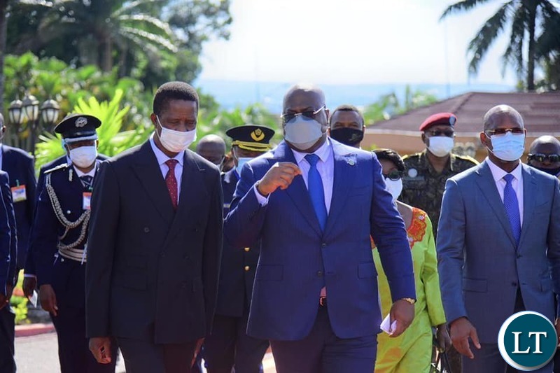 President Edgar Lungu  held bilateral talks with his Democratic Republic of Congo (DRC) counterpart Felix Tshisekedi in that country’s capital Kinshasa.