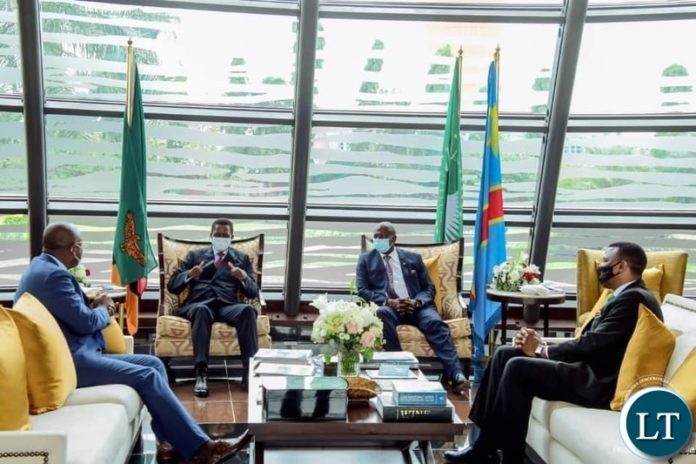 President Edgar Lungu held bilateral talks with his Democratic Republic of Congo (DRC) counterpart Felix Tshisekedi in that country’s capital Kinshasa.
