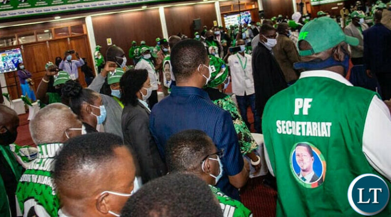 President Lungu’s Full Speech at the Closing of the PF Convention