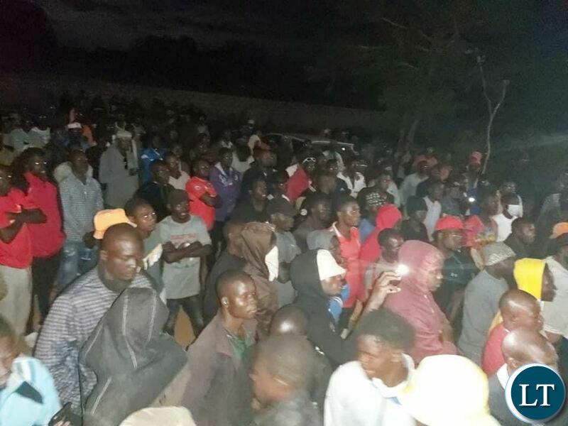 UPND youths at HH’s residence last night