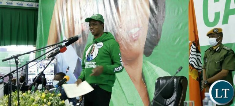 President Edgar Lungu  officially launches his re-election campaign