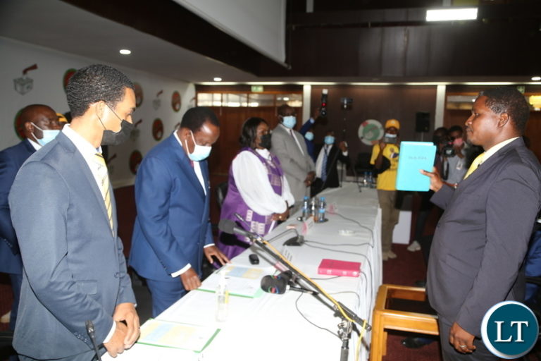 Three presidential aspiring candidates file in nominations