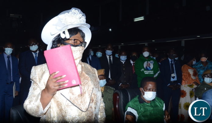 Prof Nkandu Luo during filing of nomination papers at Mulungushi International Conference Centre in Lusaka on Monday, May 17, 2021. PICTURE BY SALIM HENRY/STATE HOUSE ©2021 Prof Nkandu Luo during filing of nomination papers at Mulungushi International Conference Centre in Lusaka on Monday, May 17, 2021. PICTURE BY SALIM HENRY/STATE HOUSE ©2021