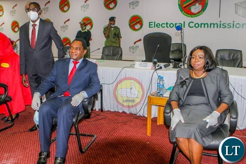 HH with his running mate Nalumango