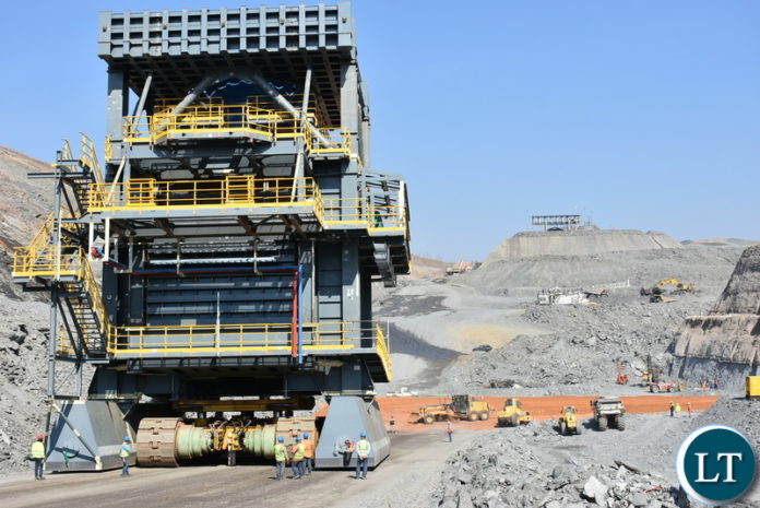 The recently acquired state-of-the-art In-pit copper ore crusher at Kalumbila Mine in Kalumbila district of North-Western Province. – Picture by Derrick Silimina/SUMA SYSTEMS.