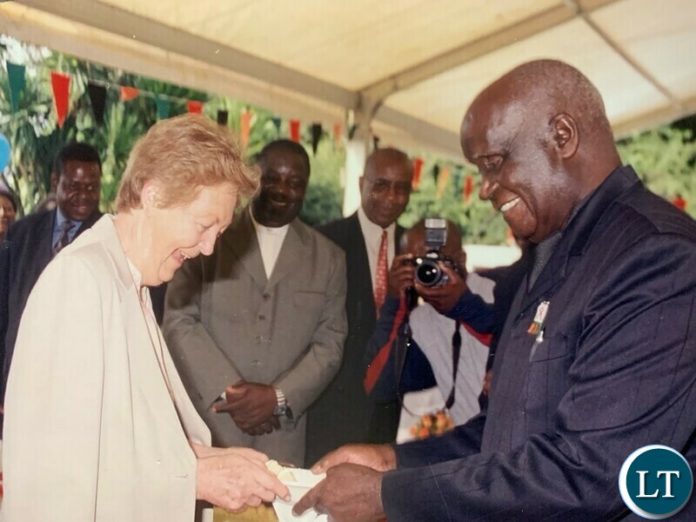 Gloria Sleep with Dr. Kaunda