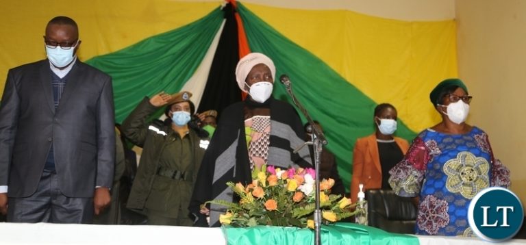 Inonge Wina  commends civil servants for their commitment