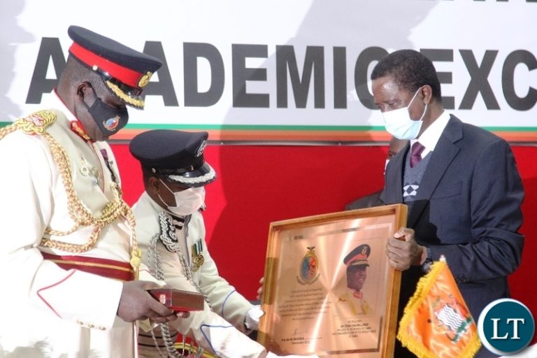 President Lungu launches the construction of the National Defence University