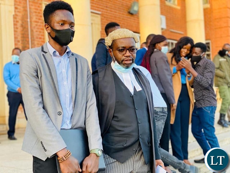  John Sangwa of Simeza, Sangwa and Associates after the court sessions