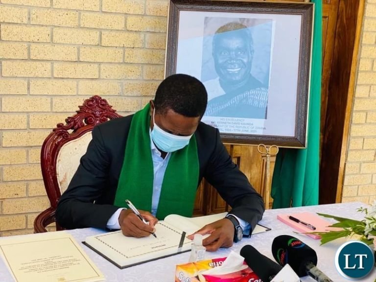 President Lungu urges political players to emulate late KK