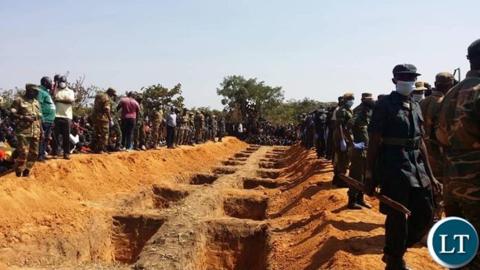 Mass Burial of the 19 Accident Victims