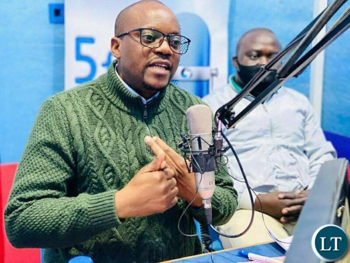 Patriotic Front (PF) Media Director Antonio Mwanza