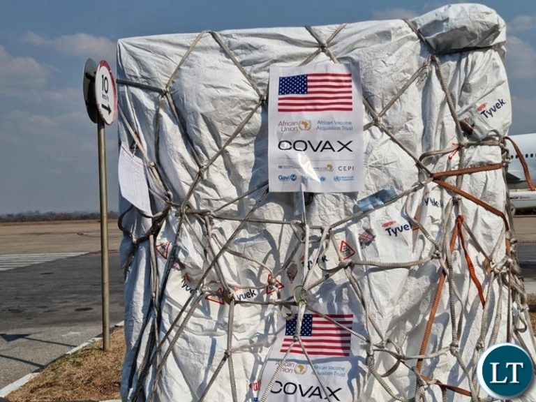 Zambia receives over 2,5 million doses of vaccines under Covax facility