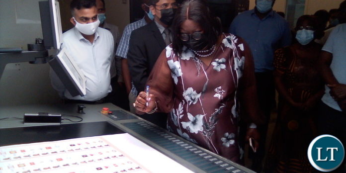 Dr Sikazwe commissions printing of presidentila ballot papers at Al Ghurair plant in Dubai