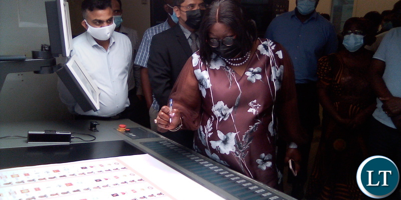 Dr Sikazwe commissions printing of presidentila ballot papers at Al Ghurair plant in Dubai