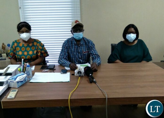 ECZ Commissioner Ali Simwinga briefs media