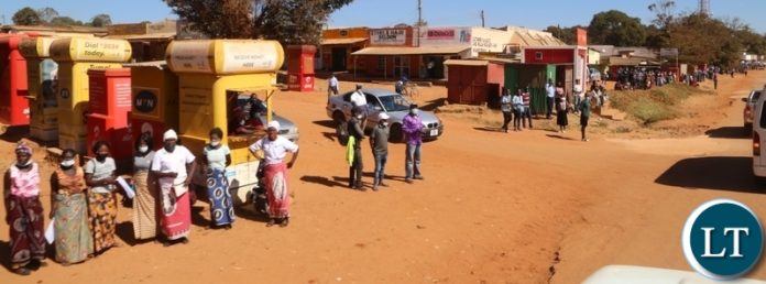 -Lubwa Mission Residents gather in the streets of Chinsali to mourn the late first Zambian President Kenneth Kaunda during the arrival of the remains of the late first Zambian President Kenneth Kaunda in muchinga