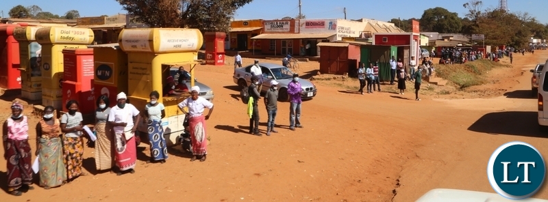 -Lubwa Mission Residents gather in the streets of Chinsali to mourn the late first Zambian President Kenneth Kaunda during the arrival of the remains of the late first Zambian President Kenneth Kaunda in muchinga