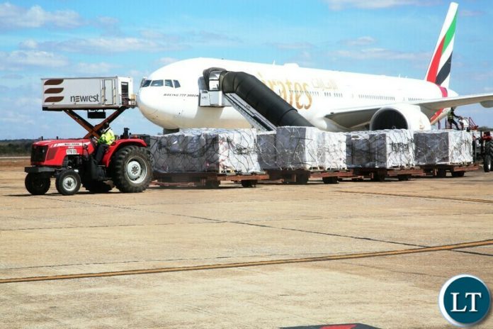BALLOT papers for 12th August,2021 General Election for 40 Constituencies have arrived at Kenneth Kaunda International in Lusaka. BALLOT papers for 12th August,2021 General Election for 40 Constituencies have arrived at Kenneth Kaunda International in Lusaka.