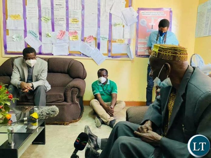 President Lungu meeting Chief Nkole of the Swaka