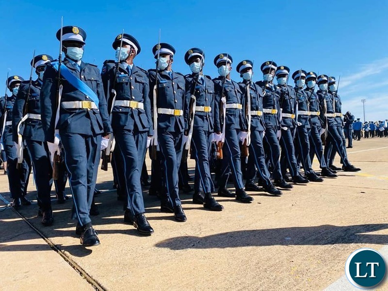 The commissioning of 30 officer cadets of the Zambia Air force in Livingstone