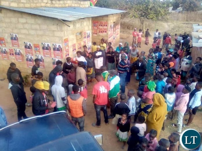 UPND Chilanga District Council (CDC) aspiring chairperson, Champion Tembo Campaigning in Chilanga