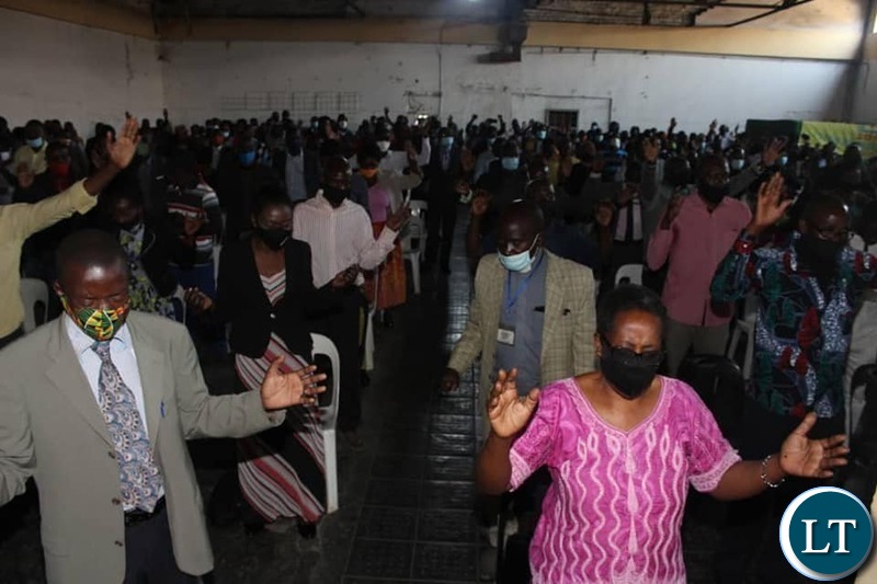 Clergy from districts on the copperblt gathered in Kitwe to declare their commitment to see President Lungu back in power .