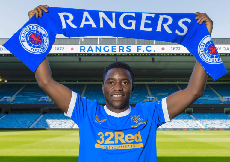 Fashion Sakala finally unveiled at Ibrox