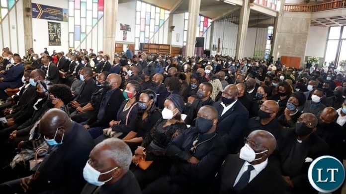 The funeral church Service of the late President Kenneth Kaunda