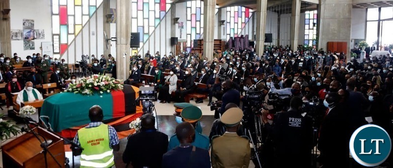 The funeral church Service of the late President Kenneth Kaunda