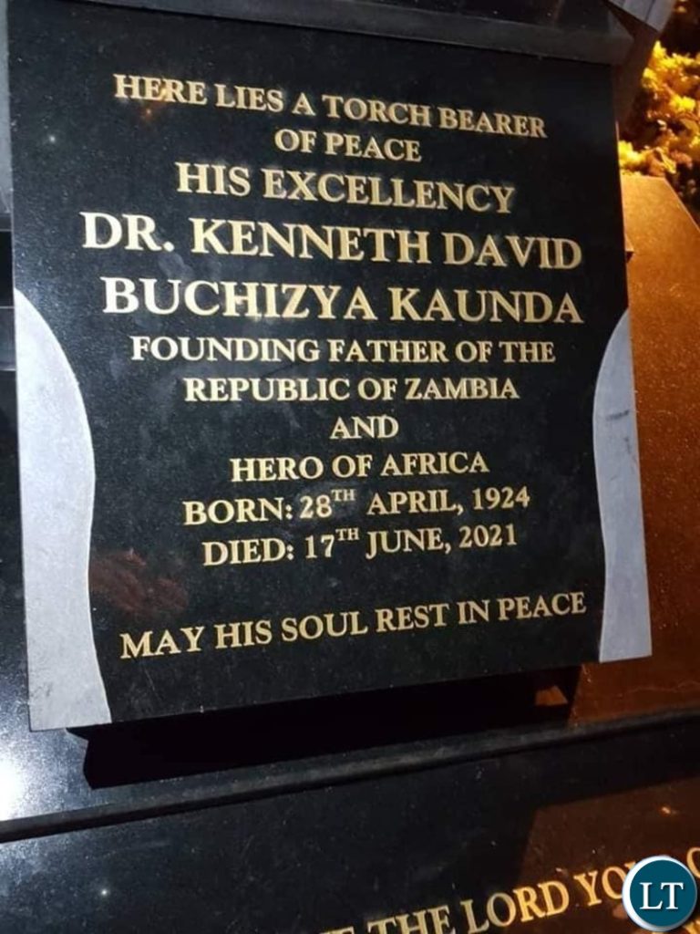 Dr Kaunda’s Funeral Service and Burial in Pictures