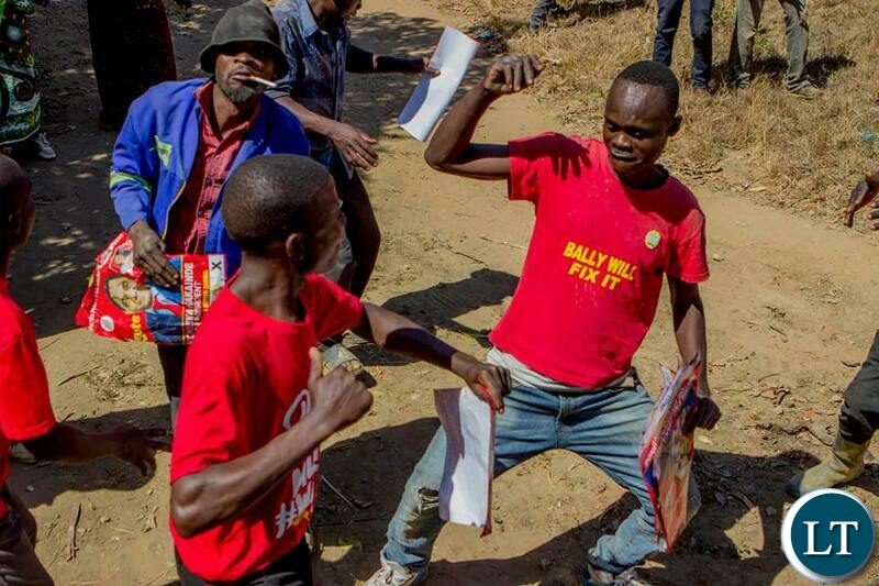 UPND Cadres on Campaign Trail