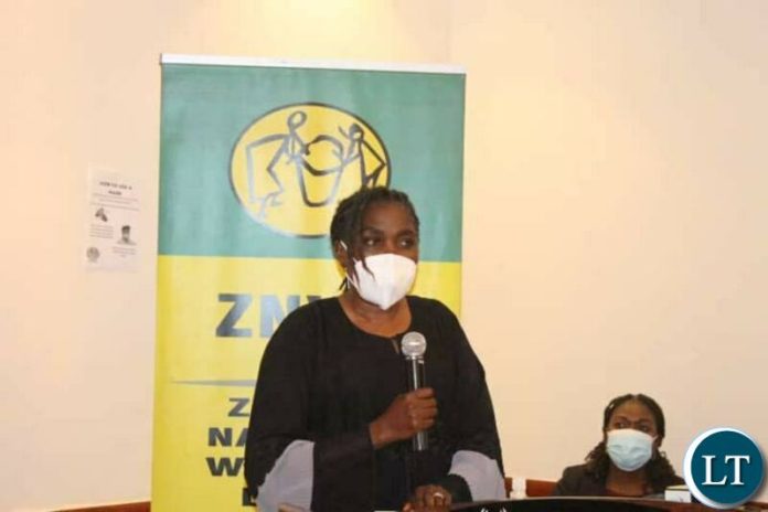 Zambia National Women’s Lobby Board Chairperson Beauty Katebe