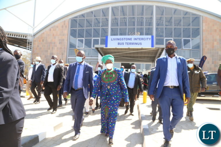 Veep commissions bus terminals, modern market in Livingstone