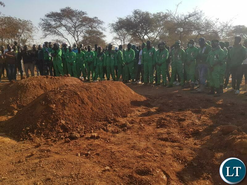 The Burial of Two Political Violence Victims