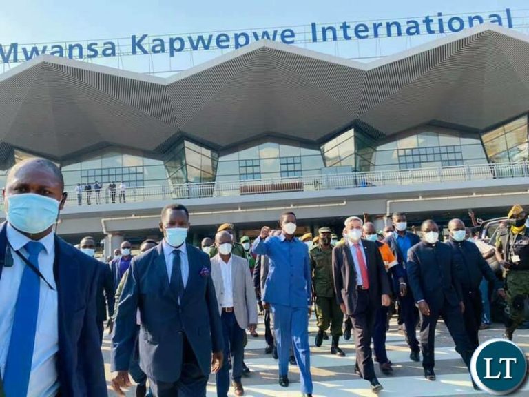President Lungu Commissions Simon Mwansa Kapwepwe international airport, promises to embark on Lusaka-Ndola Dual Carriage as next project